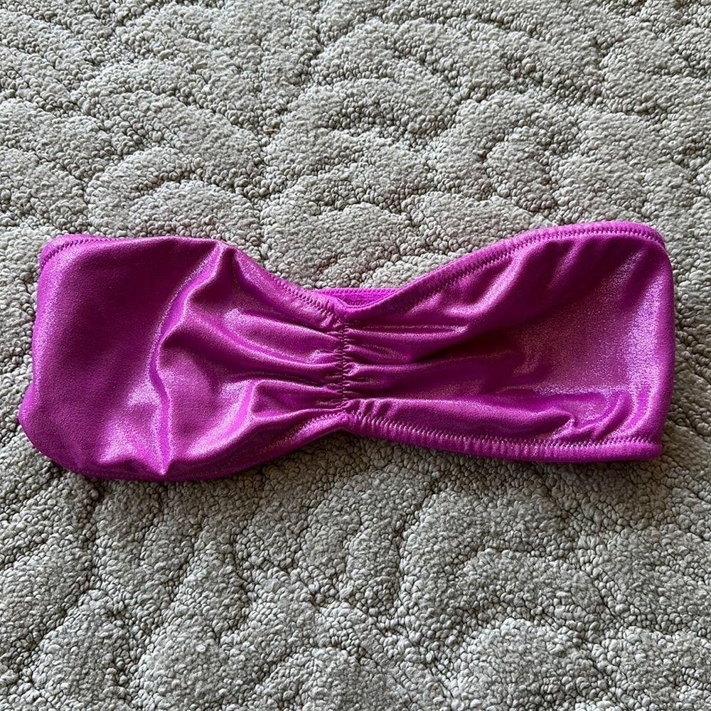 Victorias Secret Bralette Size Small Pink Glittery/Shiny